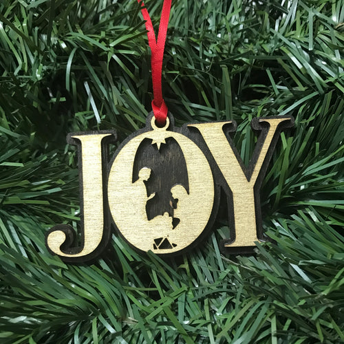 Joy ornament, Christmas ornament, Joy Christmas tree