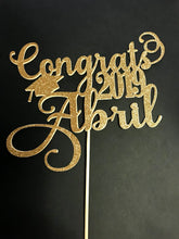 Load image into Gallery viewer, Personalized congrats cake topper, Personalized 2022 graduation topper