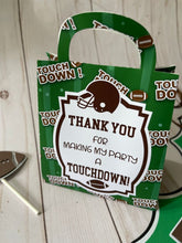Load image into Gallery viewer, Football party favor bags, Super bowl party decorations,Sports team candy goodie bags, Sport party decorations, Party table decor