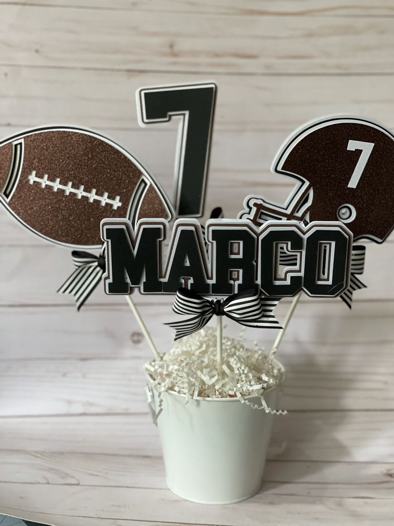 Football banner, Super bowl party decorations, Big game banner, Sport party decorations, Party table decor