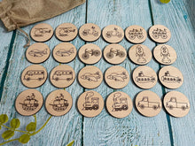 Load image into Gallery viewer, Wooden memory game, inspired on Montessori Educational Toys