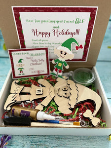 You’ve been elfed, diy paint kit,Elf activity kit, Elf paint kit, Christmas kids activity