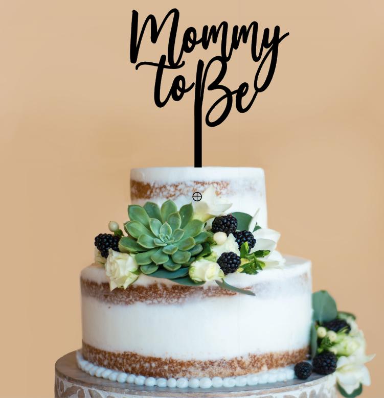 Mommy to be cake topper, Baby shower cake topper, Gender reveal party – JO  SEASONS CRAFTS